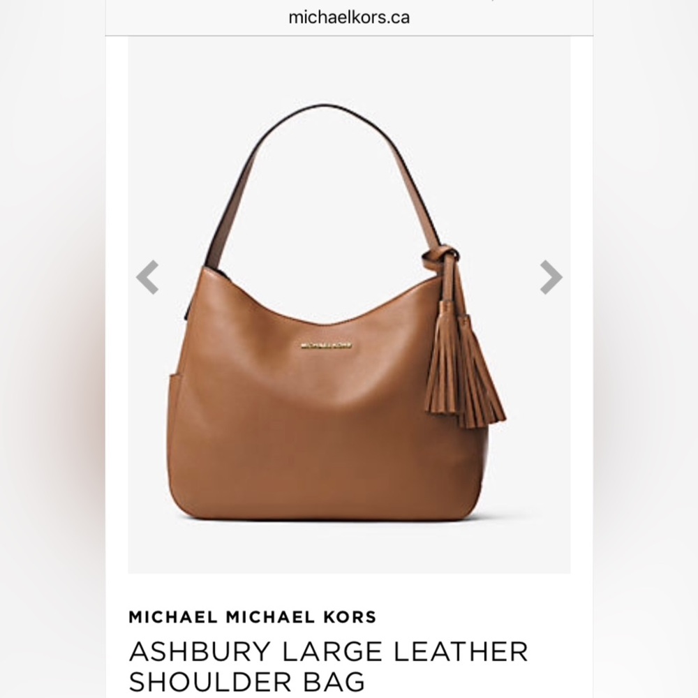 Ashbury shoulder bag - soft pebbled leather